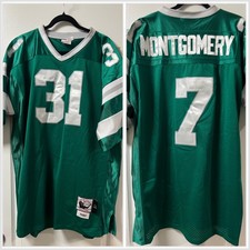 RARE ERROR Mitchell & Ness 1980 Wilbert Montgomery / Jaworski 7 - Size 52 Jersey