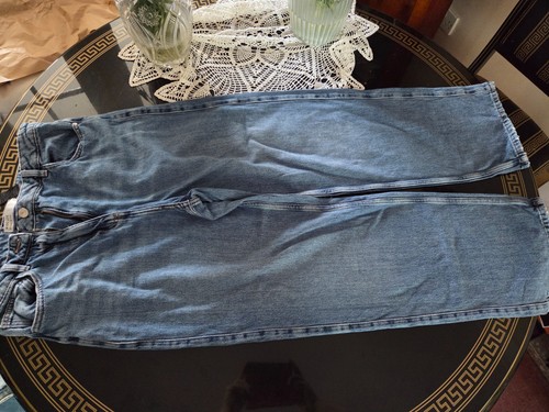 Next Damen Wide Leg High Rise Blue Jeans Gr. 12 UK 40 EURO - Bild 2 von 5