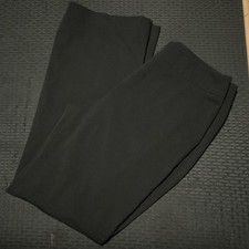 Nine West Dress Pants Womens 12 Black Pull On Ponte Stretch Pockets Career