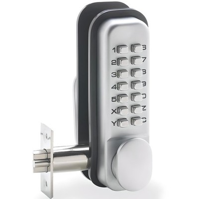 Briton 5200B/00/PB Messing poliert digitales Türschloss mechanischer Code 35-60 mm