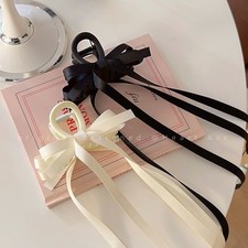 Womens Bowknot Tassels Hair Claw Hair Shark Clip Hairpin Crab Hair Accessories.