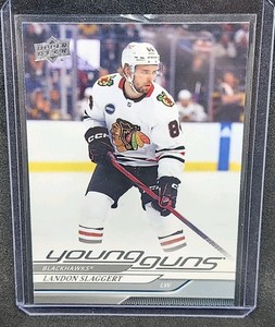 2024-25 Upper Deck Young Guns Landon Slaggert Rookie 2 Chicago Blackhawks #203
