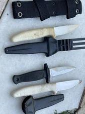 Lot of 3 Utility / Dive Knives Dexter Russell Great White Edge & 440 Stainless