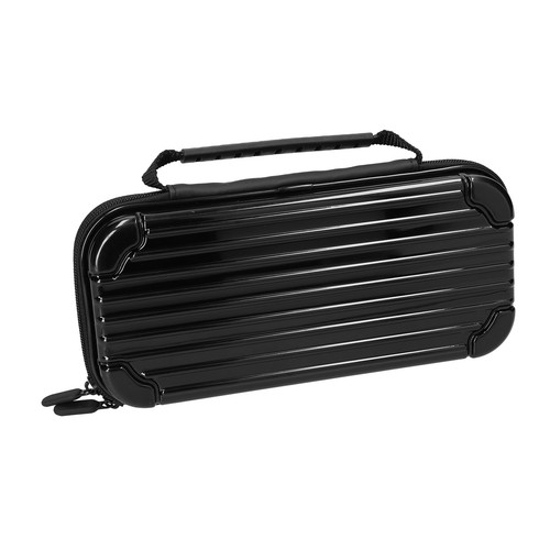 (black) Carrying Case Hard Shell Carry Case Built In Storage And - Picture 2 of 23
