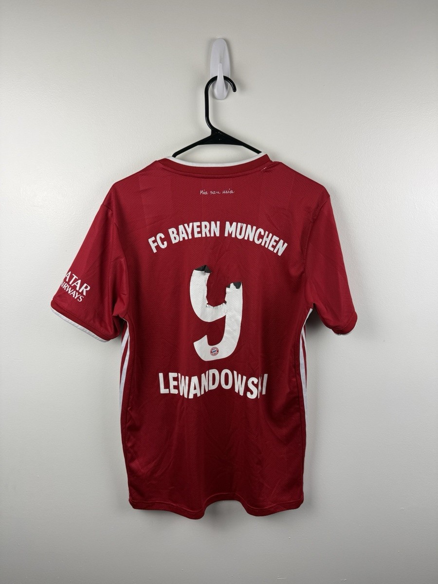 Bayern Munich FC Robert Lewandowski 2020-21 Home Adidas Jersey
