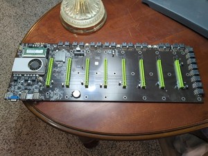 Cryptocurrency Mining Machine Motherboard CPU Group 8 Video Card Slots BTC-D37