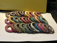 Lot of 34 WASHI TAPE - All NEW or Barely Used! All Approx 1/4" All Colors Shapes