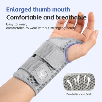 Wrist Brace for Carpal Tunnel Support Brace with Splints Hand Support for Arthri