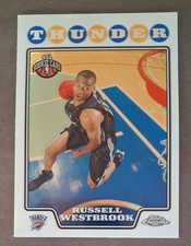 2008 Topps Chrome Russell Westbrook RC Refractor Card #184 MINT 
