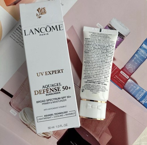 Lancome UV Expert Aquagel Defense Sunscreen SPF 50+ Primer.1oz(exp 2027) Sealed - Picture 10 of 12