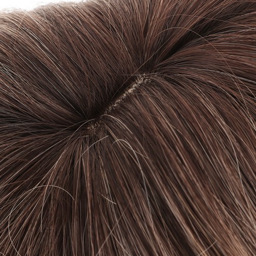 Kurzhaarperücke Kunsthaar Glatthaarperücke Schulterlang Mittelteil Haarteil - Bild 5 von 12