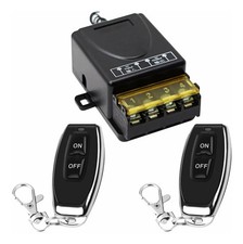 2x Funk Ein -/Ausschalter Fernbedienung 12V 2...
