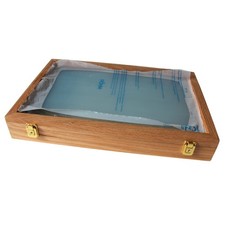 Vitrine für Orden Ordenvitrine Sammlervitrine Eiche, ca. 510 x 340 x 70mm