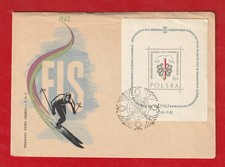 POLAND - 1962  WORLD SKI CHAPIONSHIPS FDC  - FINE