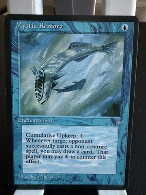 MTG Mystic Remora   Ice Age (1995)   Old Border   Commander Staple   LP/EX