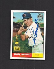Ron Santo 2001 Topps Archives Autograph Issue #73-Chicago Cubs-Baseball HOF