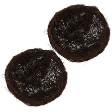 2pcs Artificial Birds Nest - 25cm Decorative Rattan Birds Nest For Spring