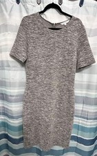 NWOT - New Without Tags DownEast Women’s Grey Short Sleeve Midi Dress Size Med