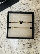 Disney Baublebar Bracelets. There Are Two Separate Bracelets In The Box.