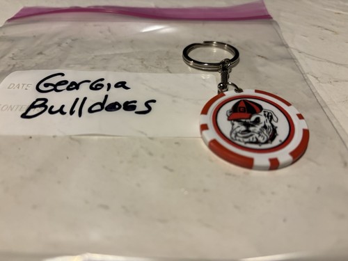 Georgia Bulldogs Poker Chip Schlüsselanhänger - Bild 2 von 4