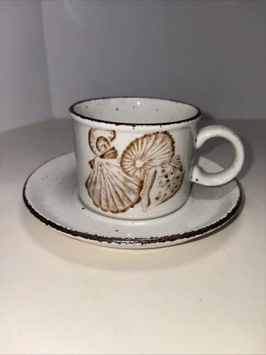 Stonehenge Midwinter Seascape Coffee Tea Cups & Saucers -made in England