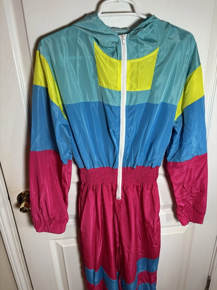 Mono cortavientos vintage años 80 talla pequeña Foto 2 de 3