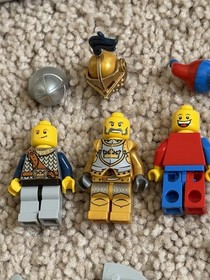 LEGO Castle Drawbridge Defense 7079 Incomplete W BOX Manual Gold Knight Cas415