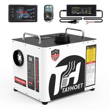 Riscaldatore Diesel 9L, 12V/24V/110V 8KW Riscaldatori Diesel Portatile con Interruttore LCD, R...