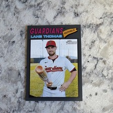 Topps Heritage 2026 Lane Thomas #285 Guardians MLB Baseball Card