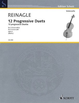 12 Progressive Duets, Op. 2 Two Cellos Performance Score
