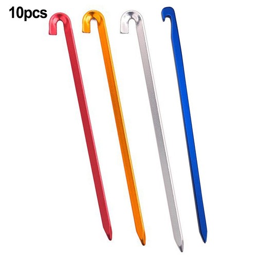 Leichte robuste Aluminium Zeltpfähle für Camping Wandern Strand Ausflüge Set - Bild 8 von 23