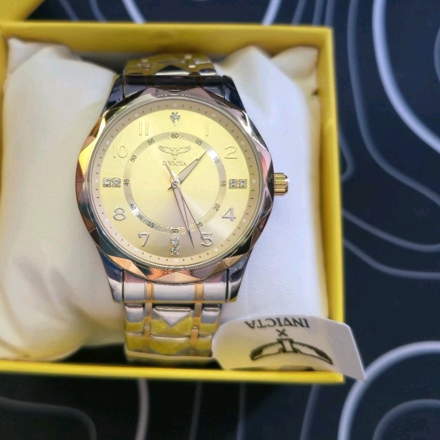 Invicta Specialty Gold Two-Tone 41mm Watch w/ Box