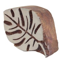 Stempel Aus Holz Blatt 03 6,5 Cm Holzstempel
