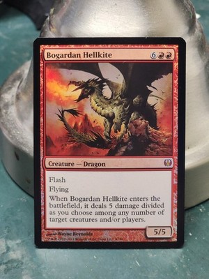 Bogardan Hellkite x1 FOIL Duel Decks: Knights vs. Dragons #47 NM 2011 MTG