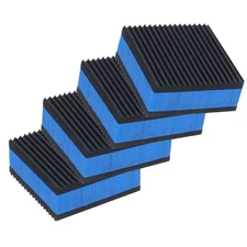 4Pcs Rubber Anti Vibration Pads, 2x2x7/8 Inch Heavy EVA Center Isolation Mat