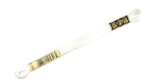 6-Strand Embroidery Cotton Floss - White - 12/Pkg