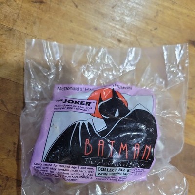 McDonald's 1993 DC Batman Joker Mobile Happy Meal Toy Purple Car