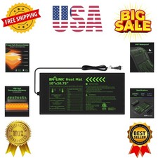 Durable Seedling Heat Mat for Seed Starting 10" x 20.75", Waterproof Warming ...