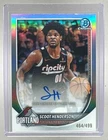 Scoot Henderson 2025 Bowman #BCA-SH Refractor Chrome Auto 464/499