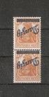 Danzig 1920 MNH Mic. 35 REVERSE OVPT. PAIR, very high CV! CERTIFIED!