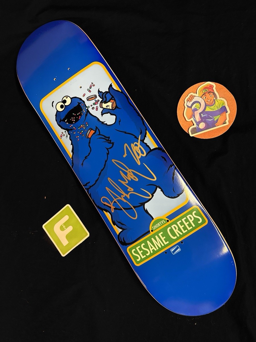 RARE SIGNED Brandon Turner Shorty's Sesame Cookie Monster