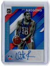 2019-20 Donruss Optic Signature Series Blue Otis Birdsong Auto 22/25 New Jersey