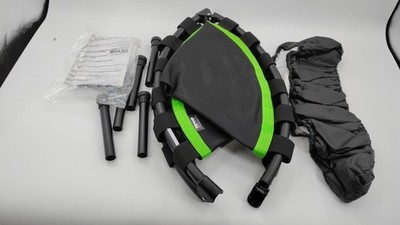 VEVOR Foldable Mini Trampoline Fitness Rebounder Exercise Trampoline Black/Green