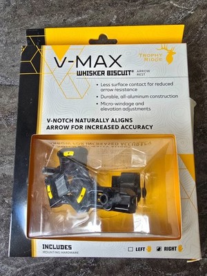 Trophy Ridge V-MAX Schnurrhaare Biskuit Pfeilauflage Rechtshänder. Nie benutzt