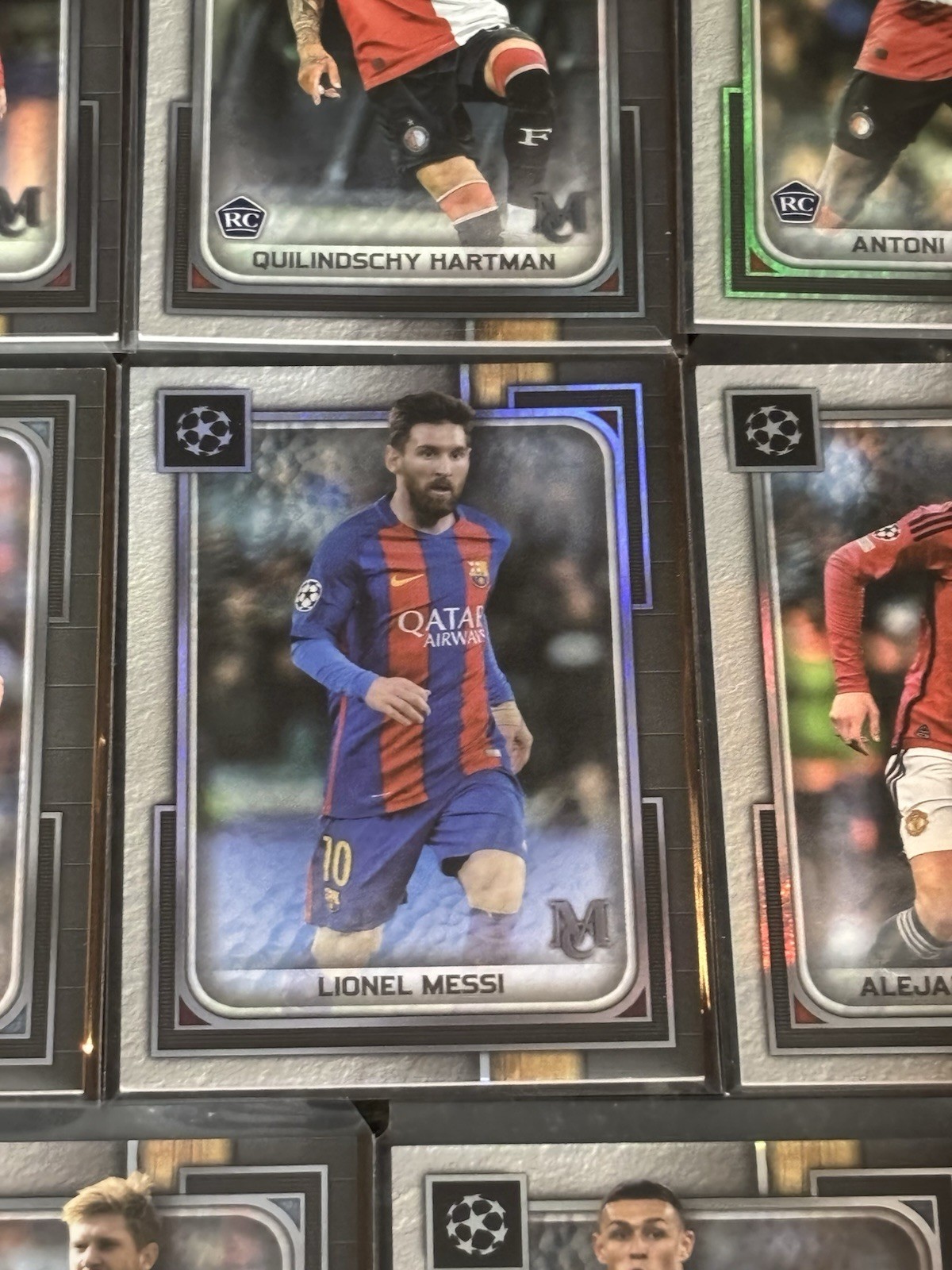 2024-25 Topps Museum Collection UCC - Rookie And Star Lot - Lot Of 11 - Messi view 8