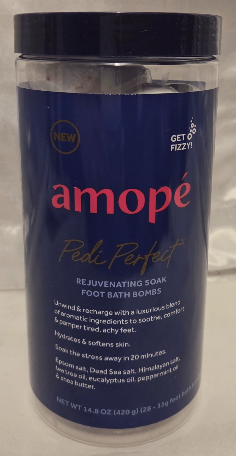 Amop&eacute; Pedi Perfect Rejuvenating Foot Soak Foot Bath Bombs R