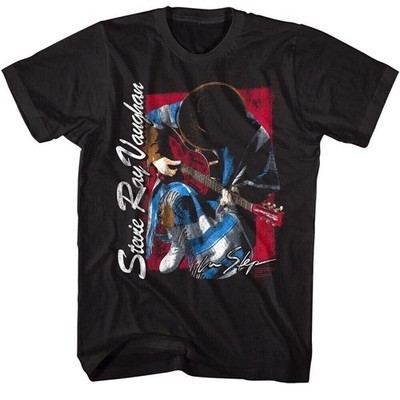 Stevie Ray Vaughan In Step Double Trouble Blues Rock Graphic T-Shirt Tee