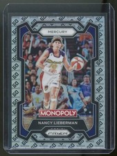 Nancy Lieberman 2024 Panini Prizm Monopoly WNBA Go Prizm Card #27