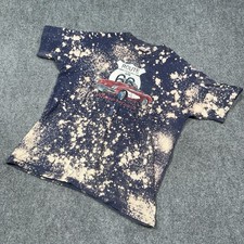 VTG Fruit Of The Loom Route 66 Tie Dye Graphic Tee Shirt Men's L Made In USA
