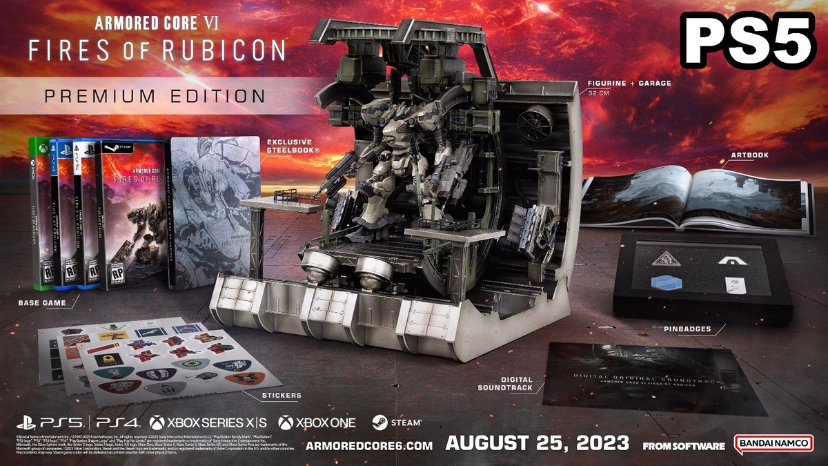 ARMored Core VI スペシャルエディション PS5 Armored Core VI 6 Fires of Rubicon Premium Edition PlayStation 5